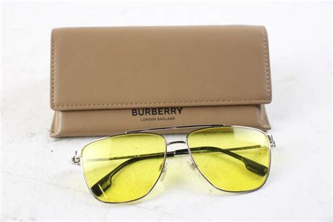 burberry men's sunglasses yellow lens